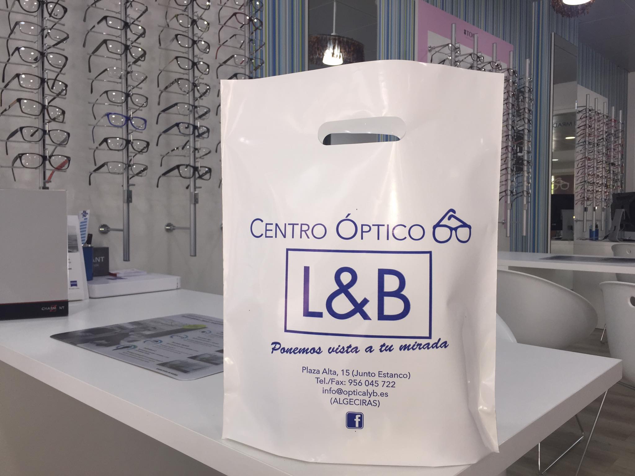 Centro Óptico L&B - Bolsas Arana. Bolsas impresas papel, tela, plástico reciclado, reutilizables ,biodegradable y